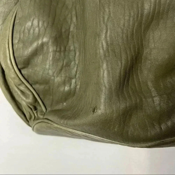 Botkier Bryant Leather Gray Green Hobo Shoulder Bag - Picture 7 of 9